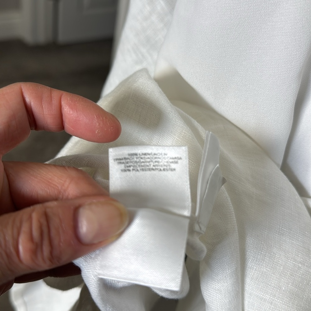 Linen Anne Klein top/dress - Picture 5 of 5